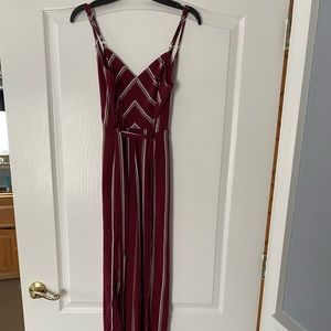 Red and white Long Jumper